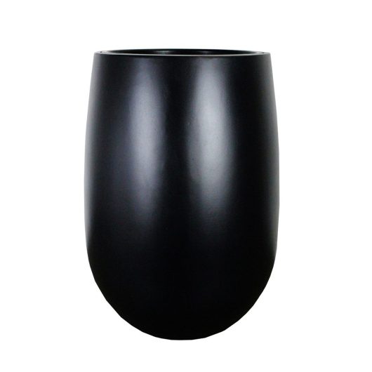 feature pot for plants black